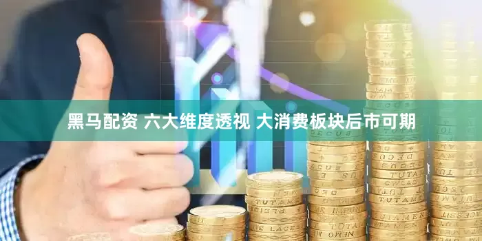 黑马配资 六大维度透视 大消费板块后市可期